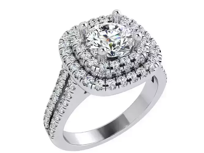 Square Halo Ring 3516