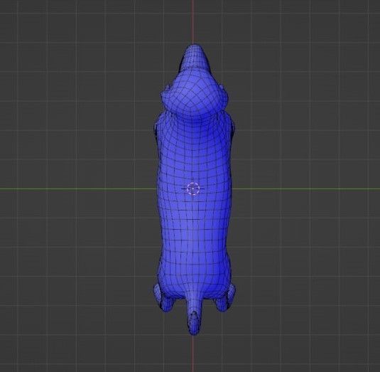 Low-poly Dog Low-poly 3D model_12