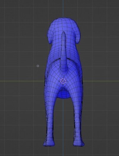 Low-poly Dog Low-poly 3D model_13