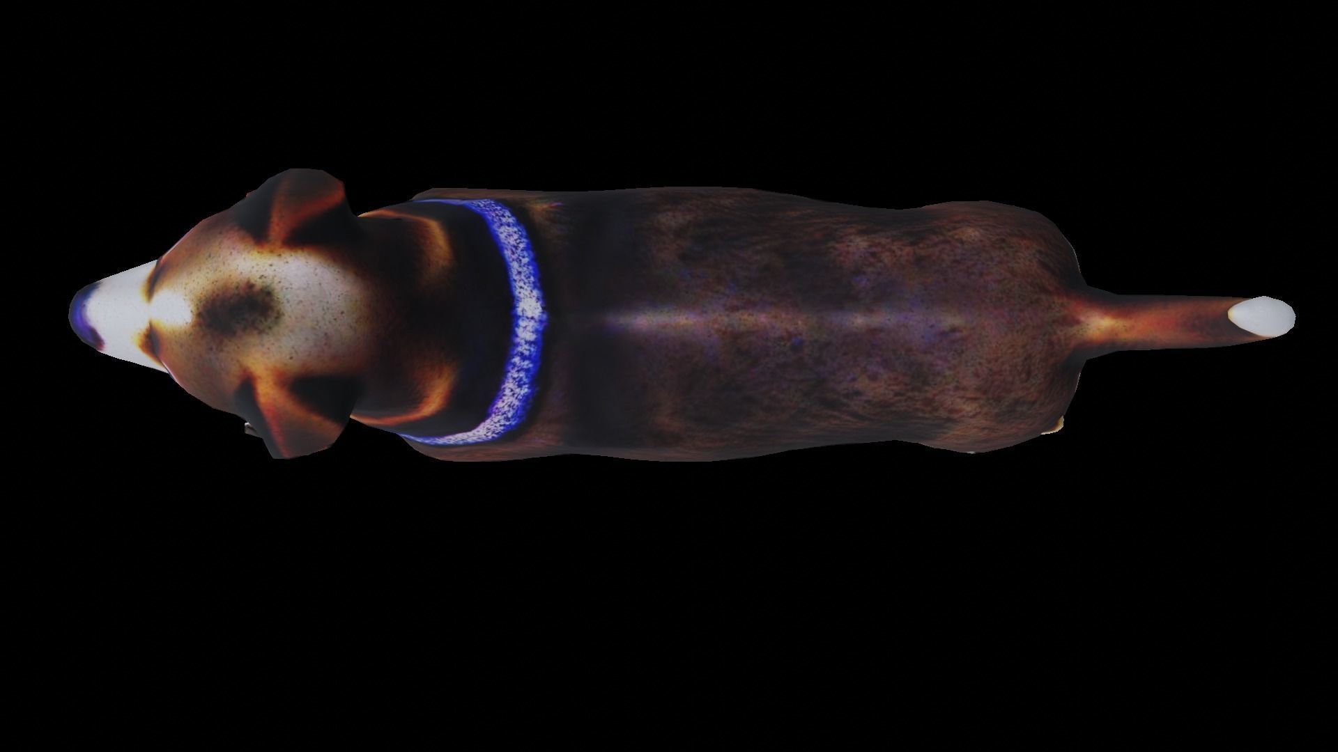 Low-poly Dog Low-poly 3D model_7