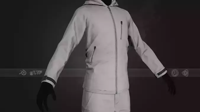 Gray Snowboard Outfit Style 1