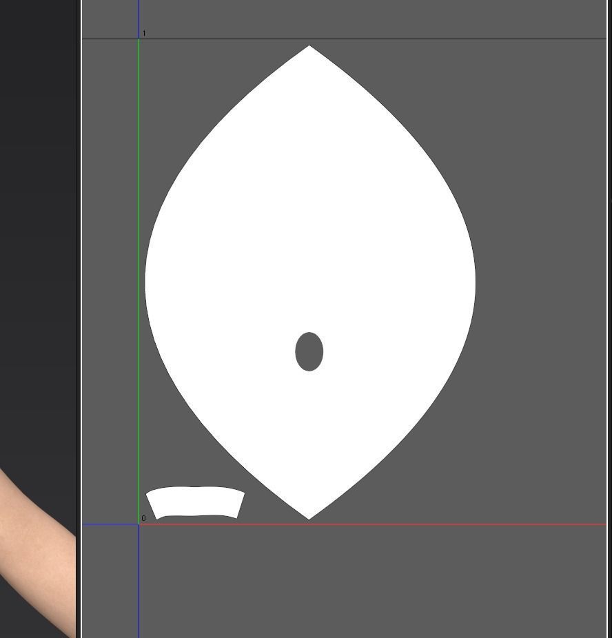 Nuns veil wimple 3D model_10