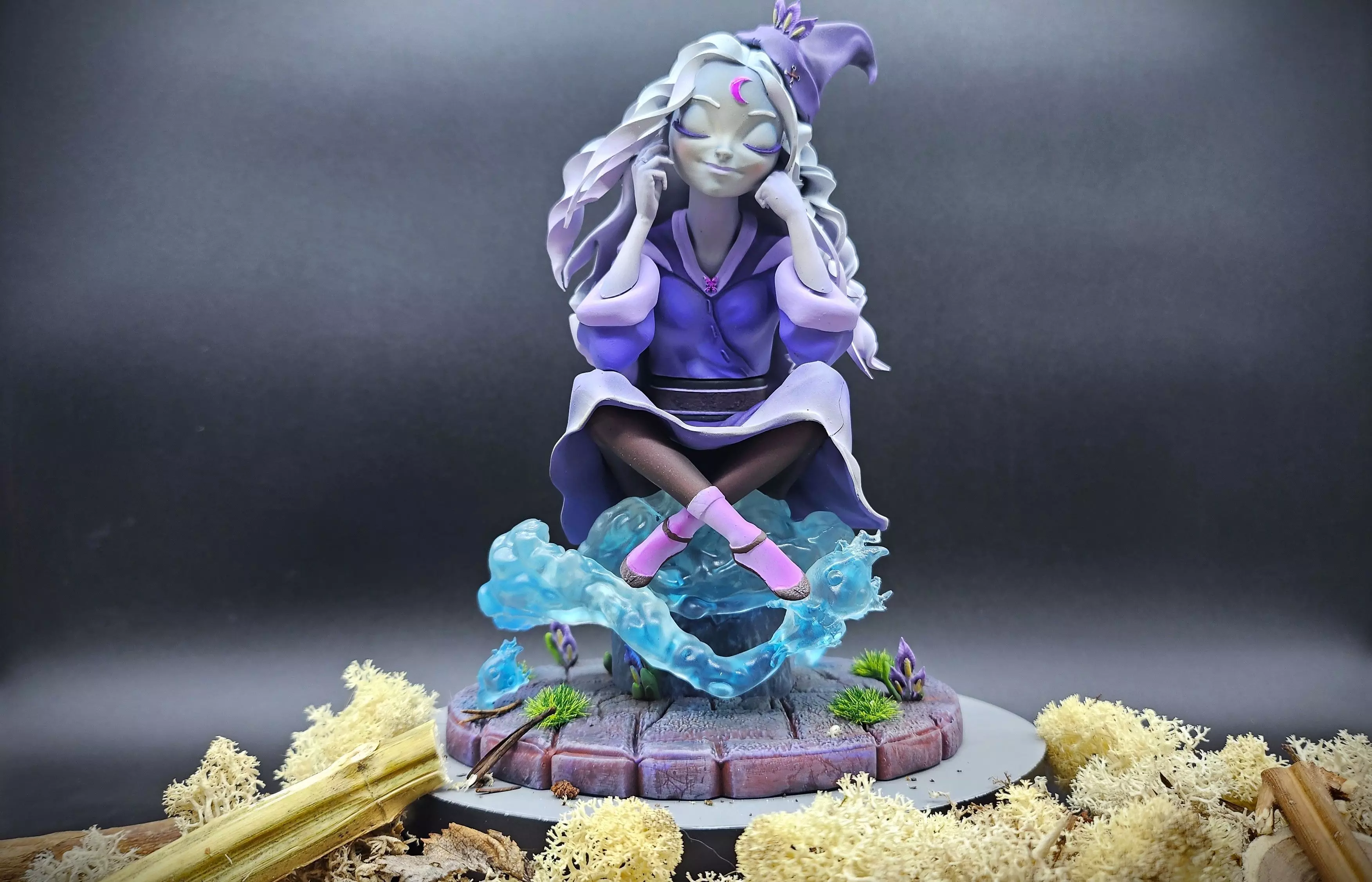 Figurine sorciere 3D print model_0