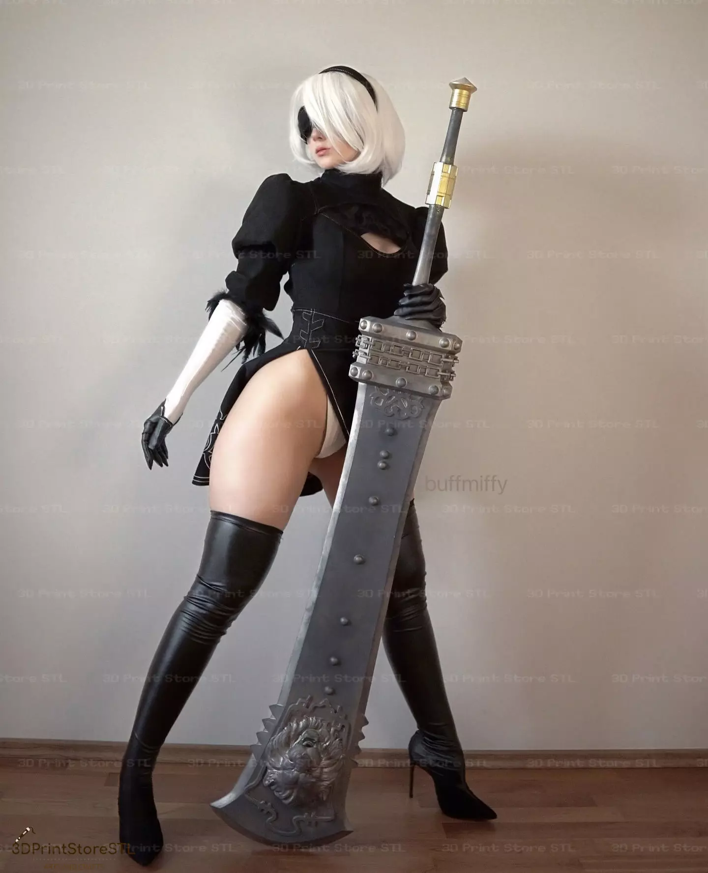 Beastlord Sword Cosplay Nier Automata - STL File 3D print model_0