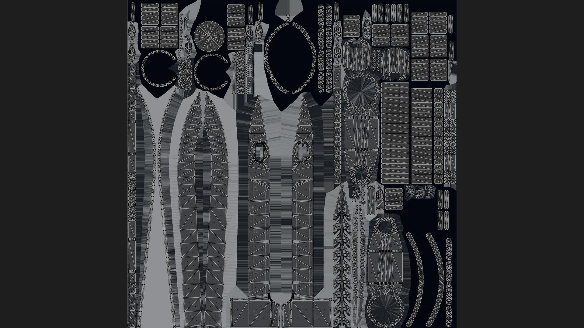 M9 Bayonet Knife  Low-poly 3D model_12
