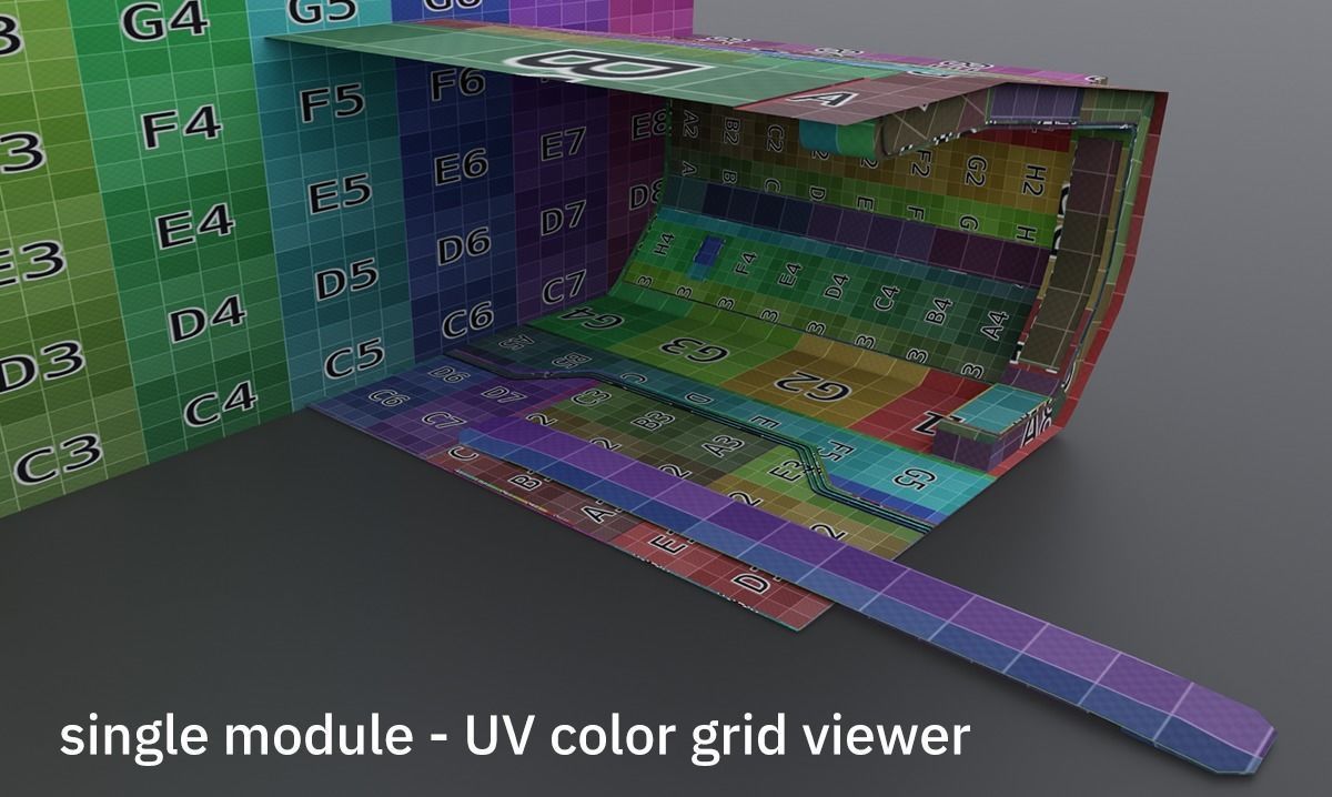 Car Exposition Underground Tunnel Showroom for render racing car Low-poly 3D model_7