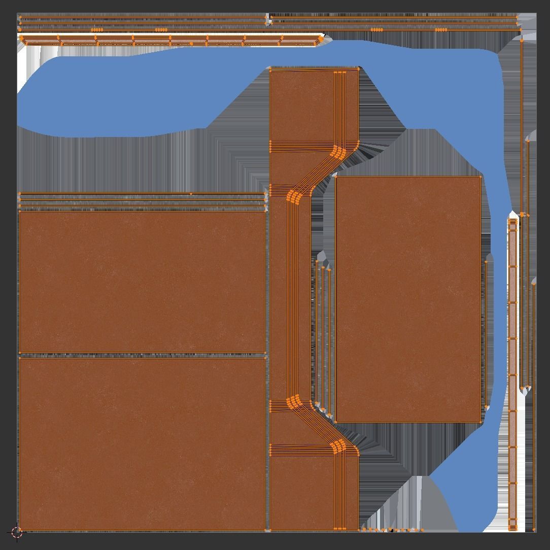 Car Exposition Underground Tunnel Showroom for render racing car Low-poly 3D model_11