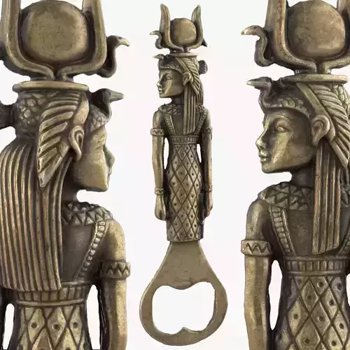 Bottle opener in Egyptian style