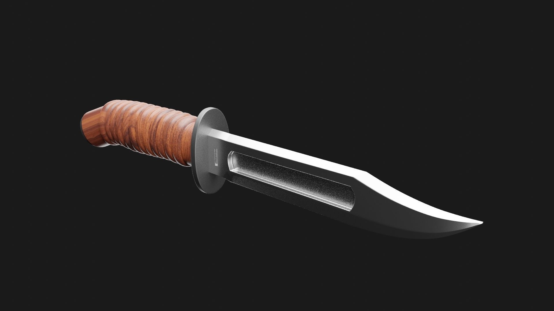 Knife K4 3D model_5