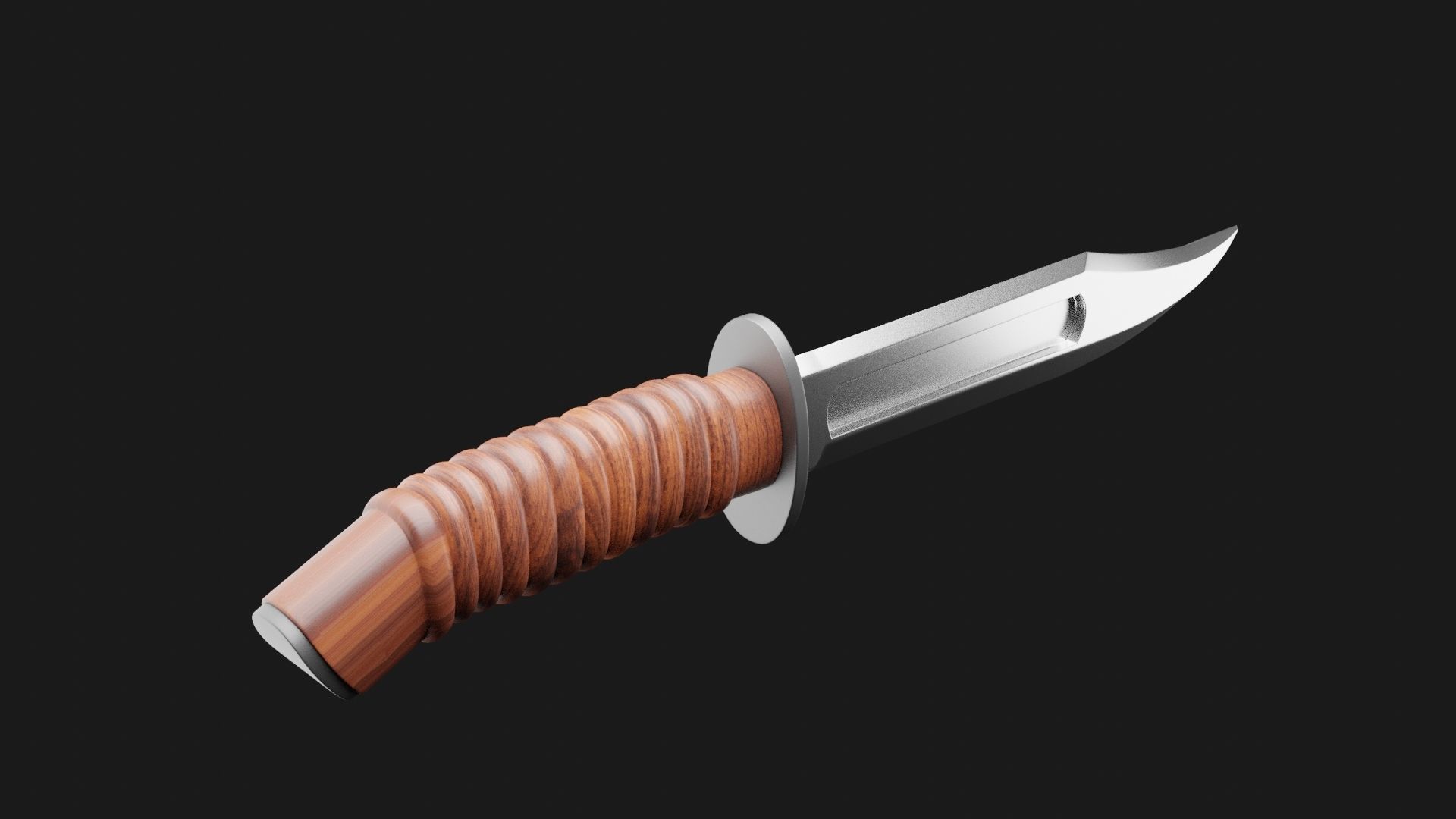 Knife K4 3D model_4