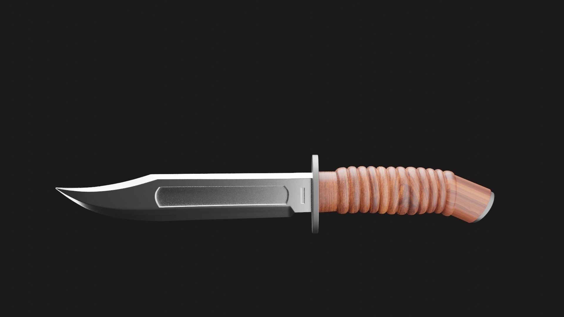 Knife K4 3D model_2