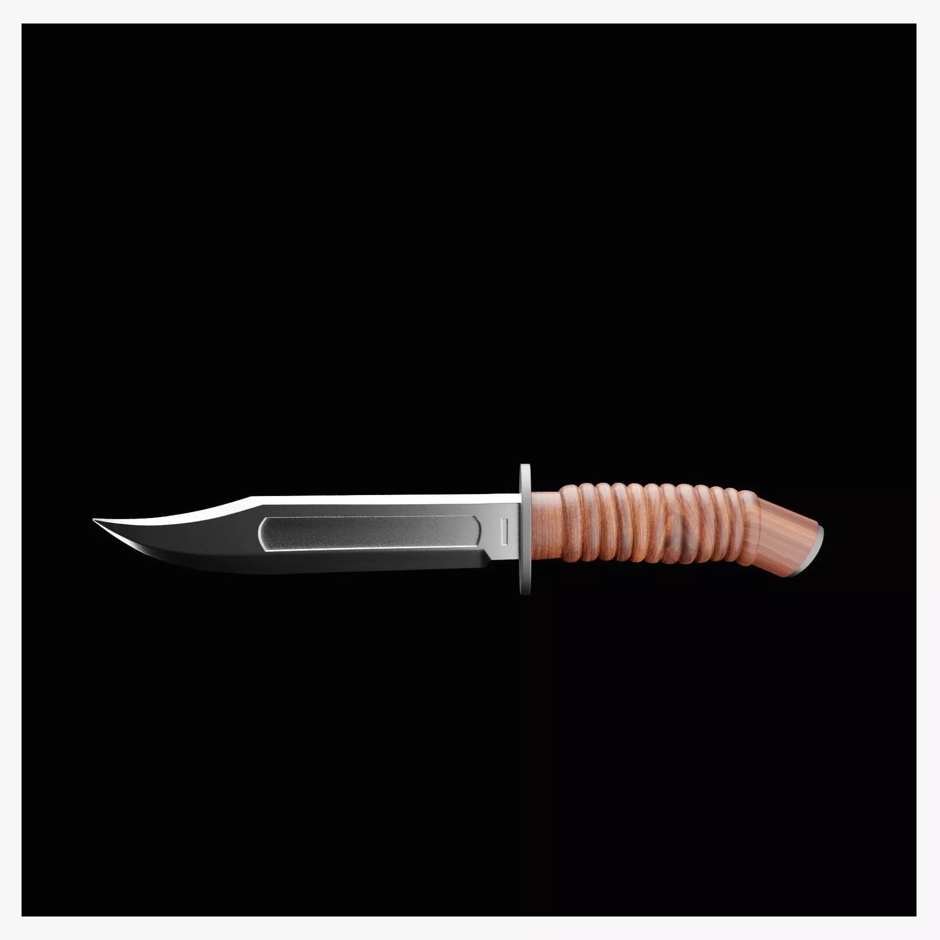 Knife K4 3D model_0
