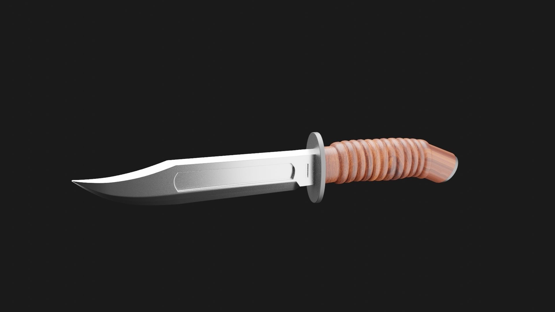 Knife K4 3D model_1