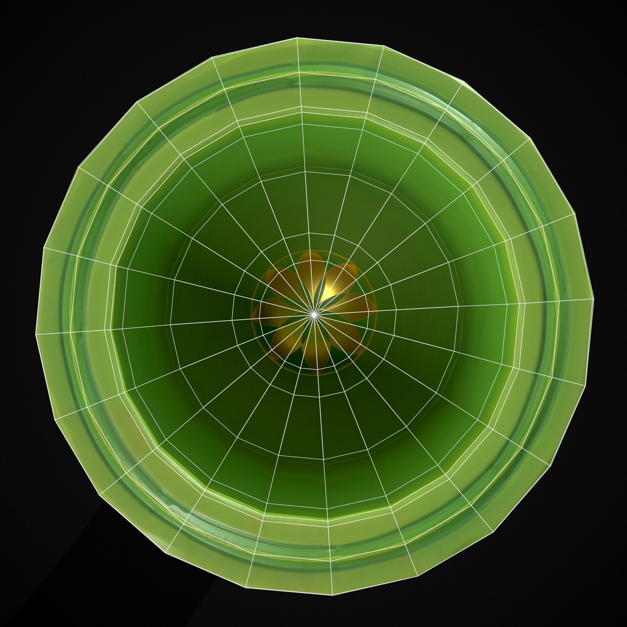 St Patricks Day Beer Mug Low-poly 3D model_10