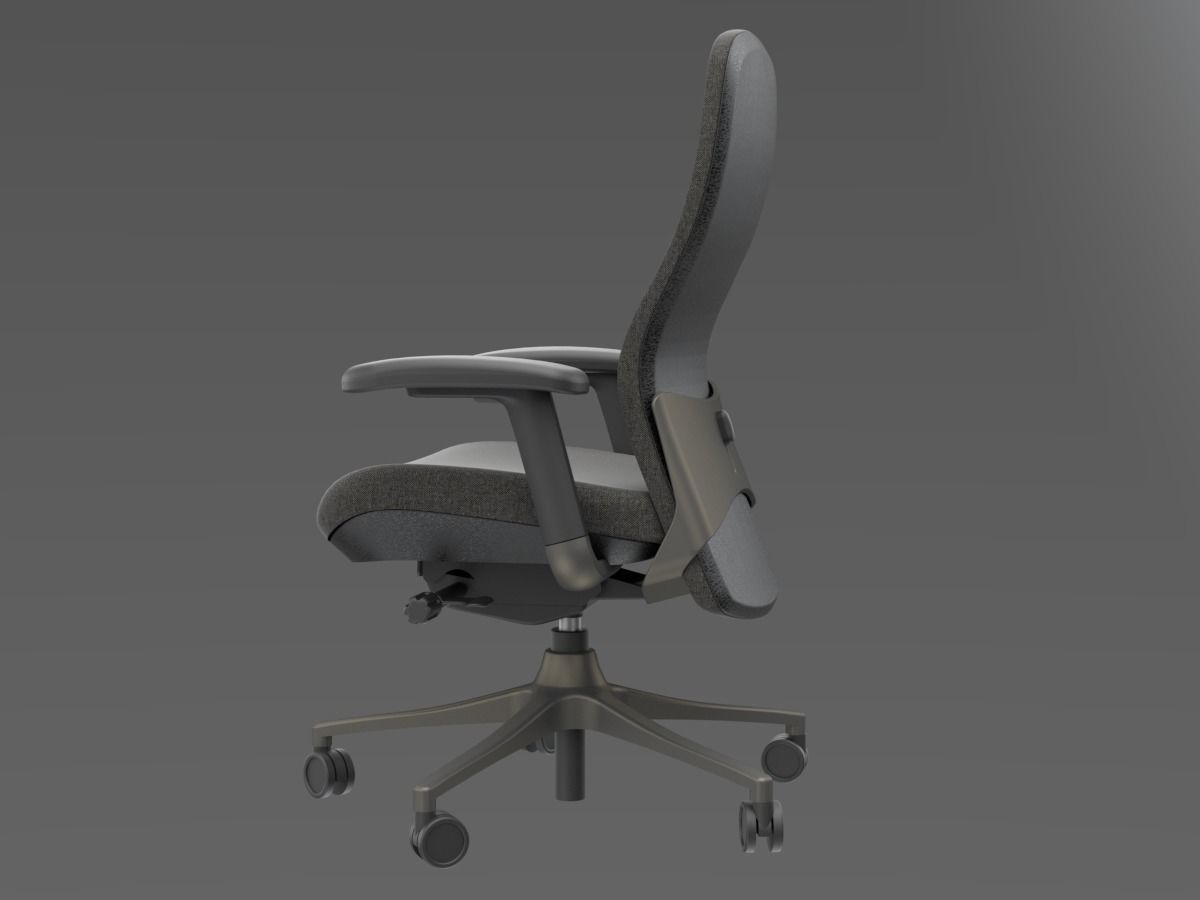 Ergonomic chair  3D model_2