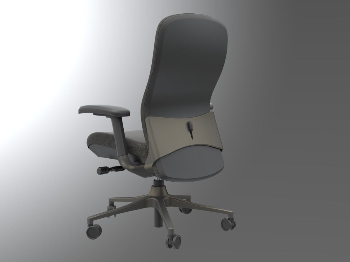 Ergonomic chair  3D model_1
