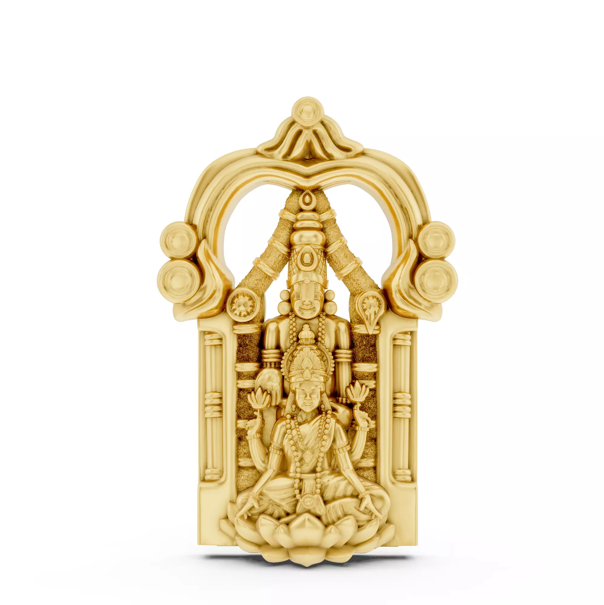 Tirupati Balaji 3D print model Pendant  3D print model_0