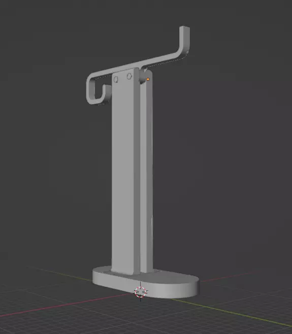 headphone stand Free 3D print model_0