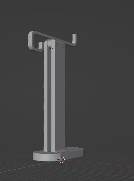 headphone stand Free 3D print model_1
