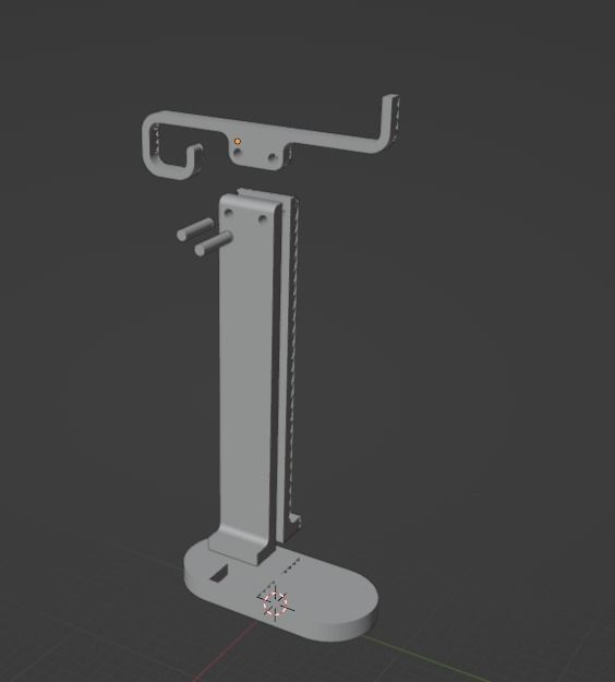headphone stand Free 3D print model_3