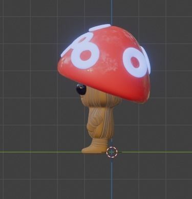 mushroom 3D model_1