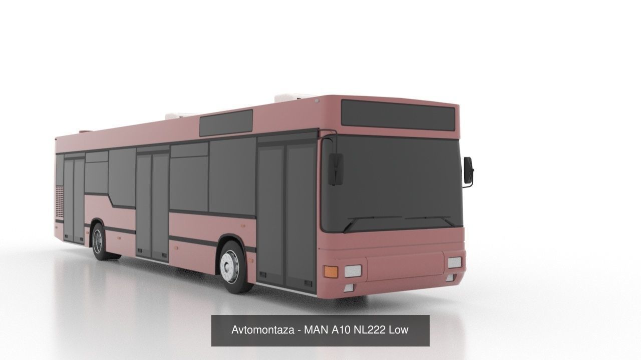 Avtomontaza Bus Pack Low 3D Model Collection_5
