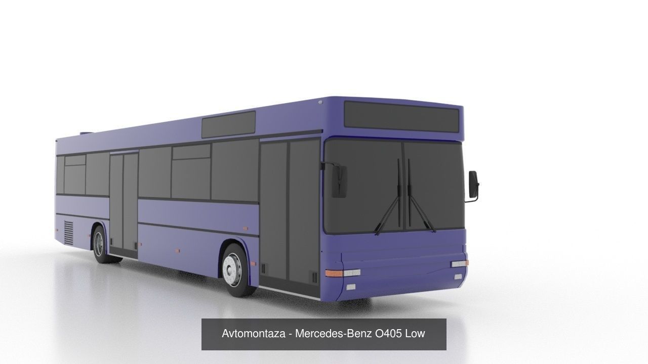 Avtomontaza Bus Pack Low 3D Model Collection_8