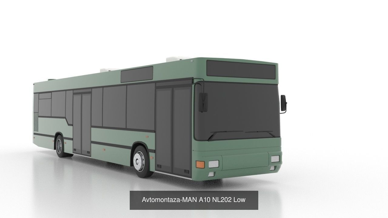 Avtomontaza Bus Pack Low 3D Model Collection_4