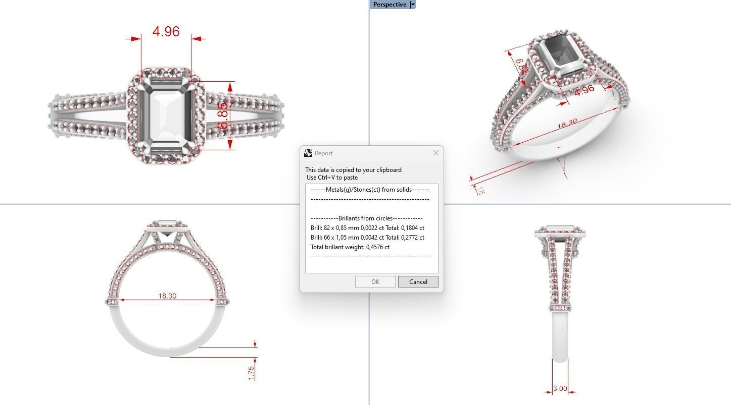 ENGAGEMENT RING 3D print model_4