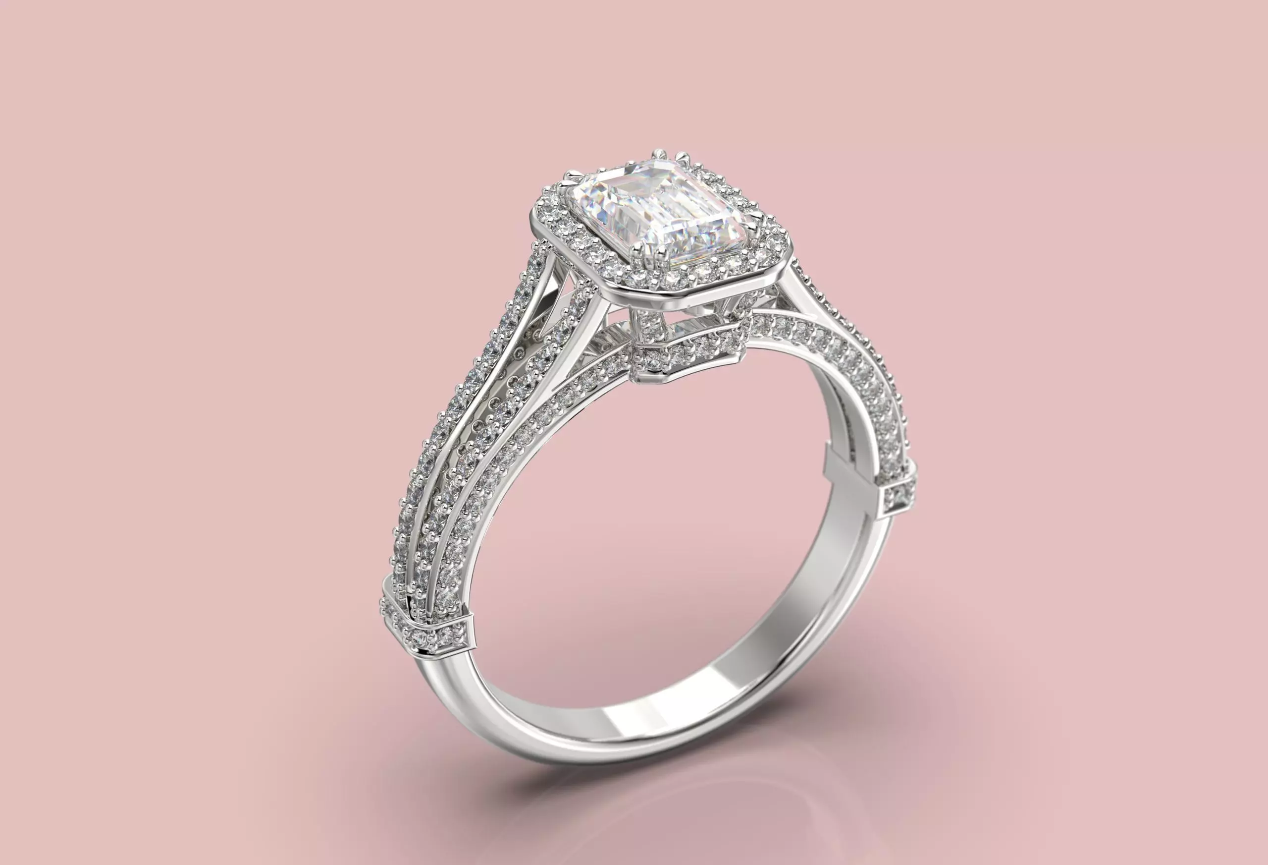 ENGAGEMENT RING 3D print model_0