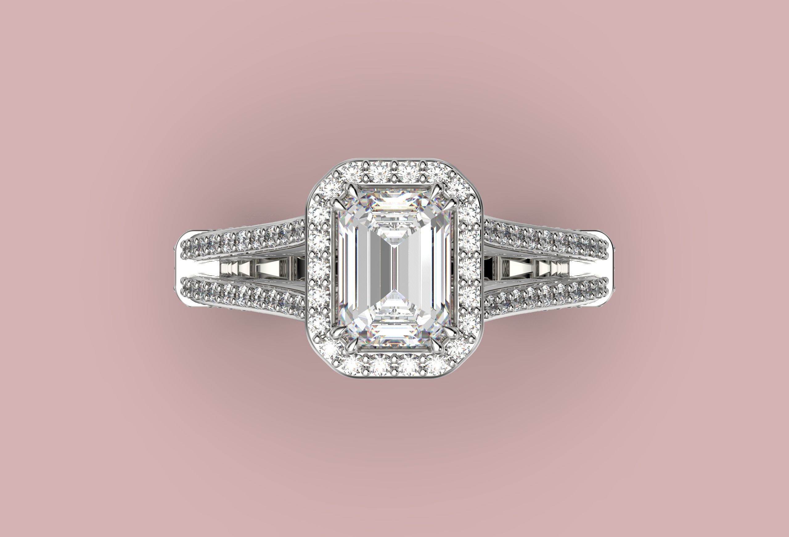 ENGAGEMENT RING 3D print model_1