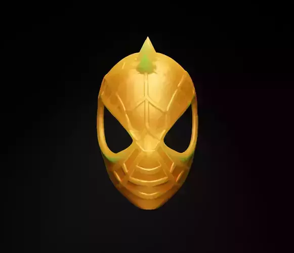 Spiderpunk Face Mask -Spiderman Cosplay Helmet 