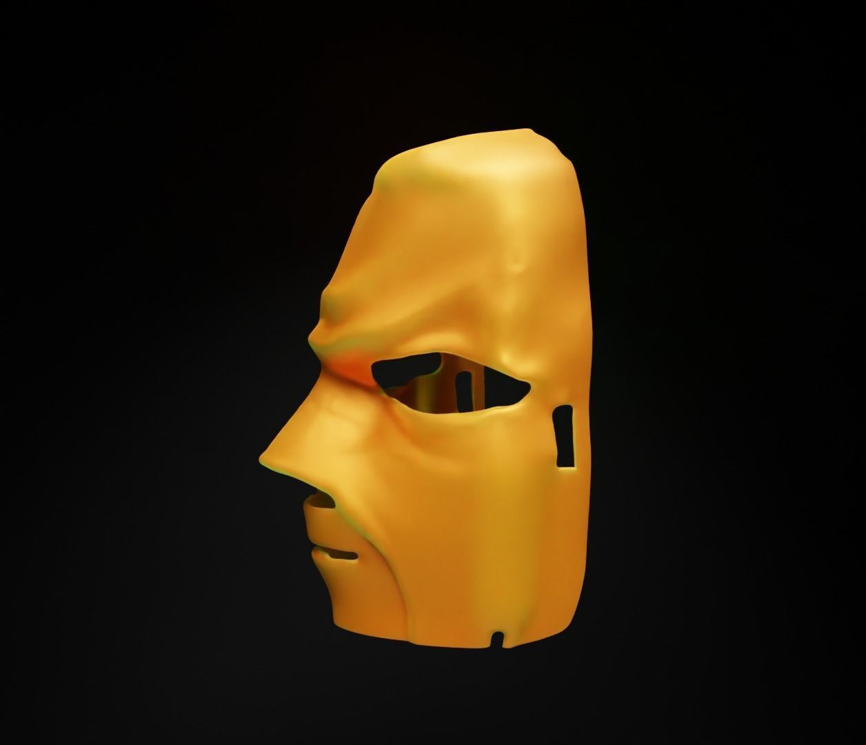 WWE Kane Face Mask - Gamer Cosplay Helmet 3D print model_48