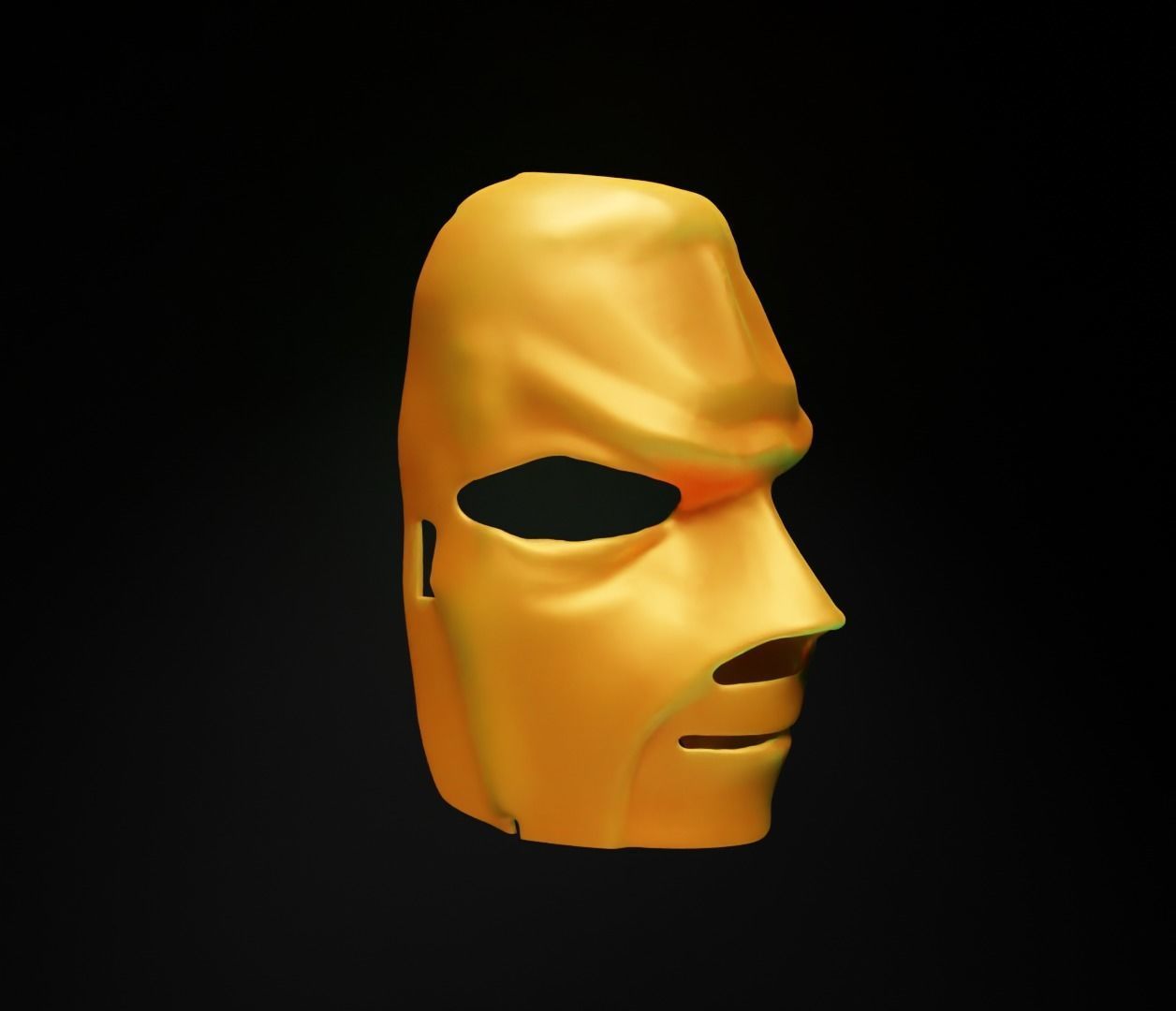 WWE Kane Face Mask - Gamer Cosplay Helmet 3D print model_2