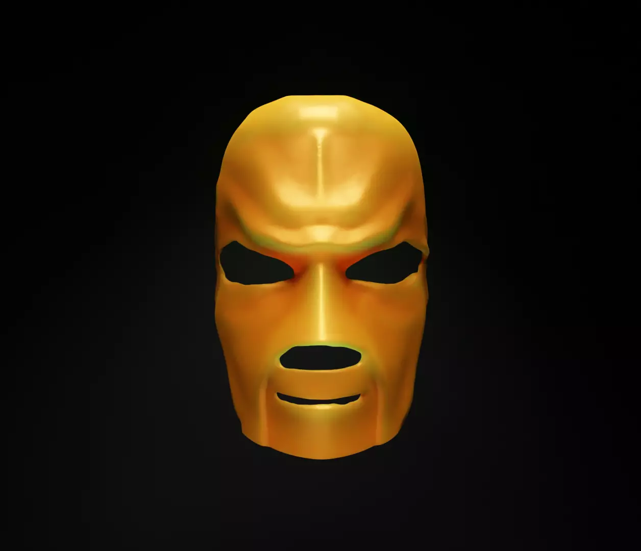 WWE Kane Face Mask - Gamer Cosplay Helmet 3D print model_0