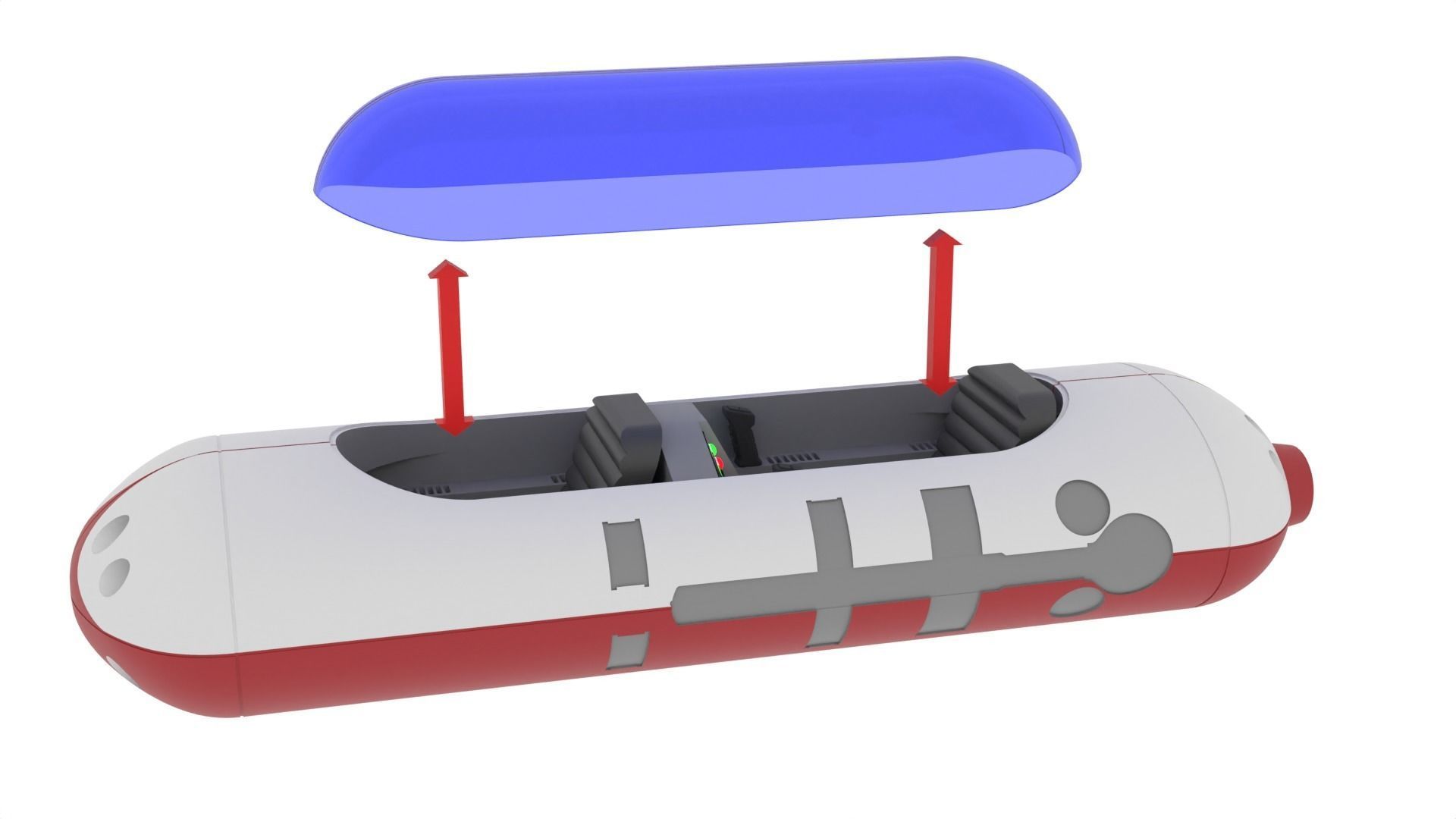 A1 Landspeeder 1-12 scale Blackseries 3D print model_15