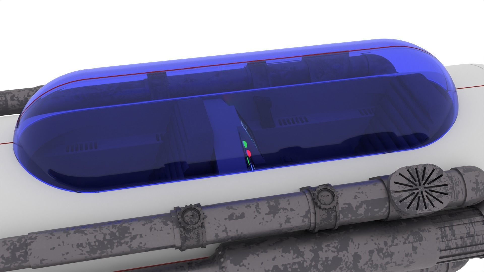 A1 Landspeeder 1-12 scale Blackseries 3D print model_17