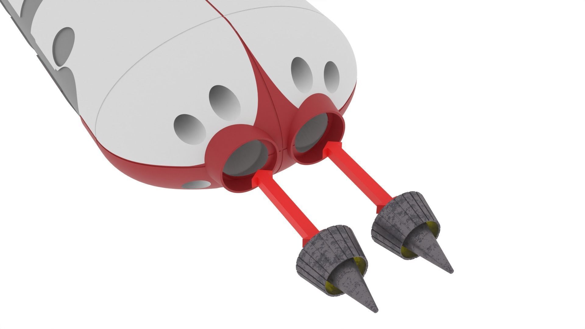 A1 Landspeeder 1-12 scale Blackseries 3D print model_11