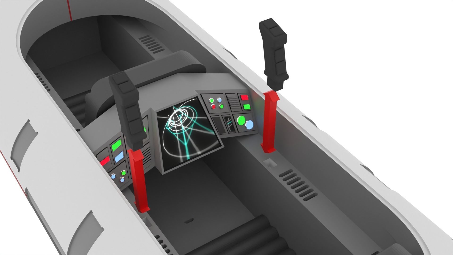 A1 Landspeeder 1-18 scale Kenner Hasbro 3D print model_13