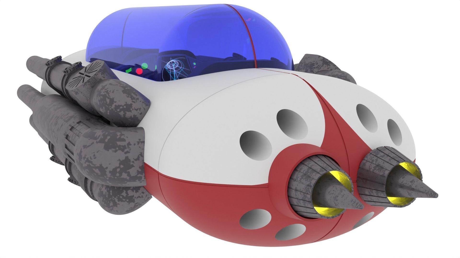 A1 Landspeeder 1-18 scale Kenner Hasbro 3D print model_18