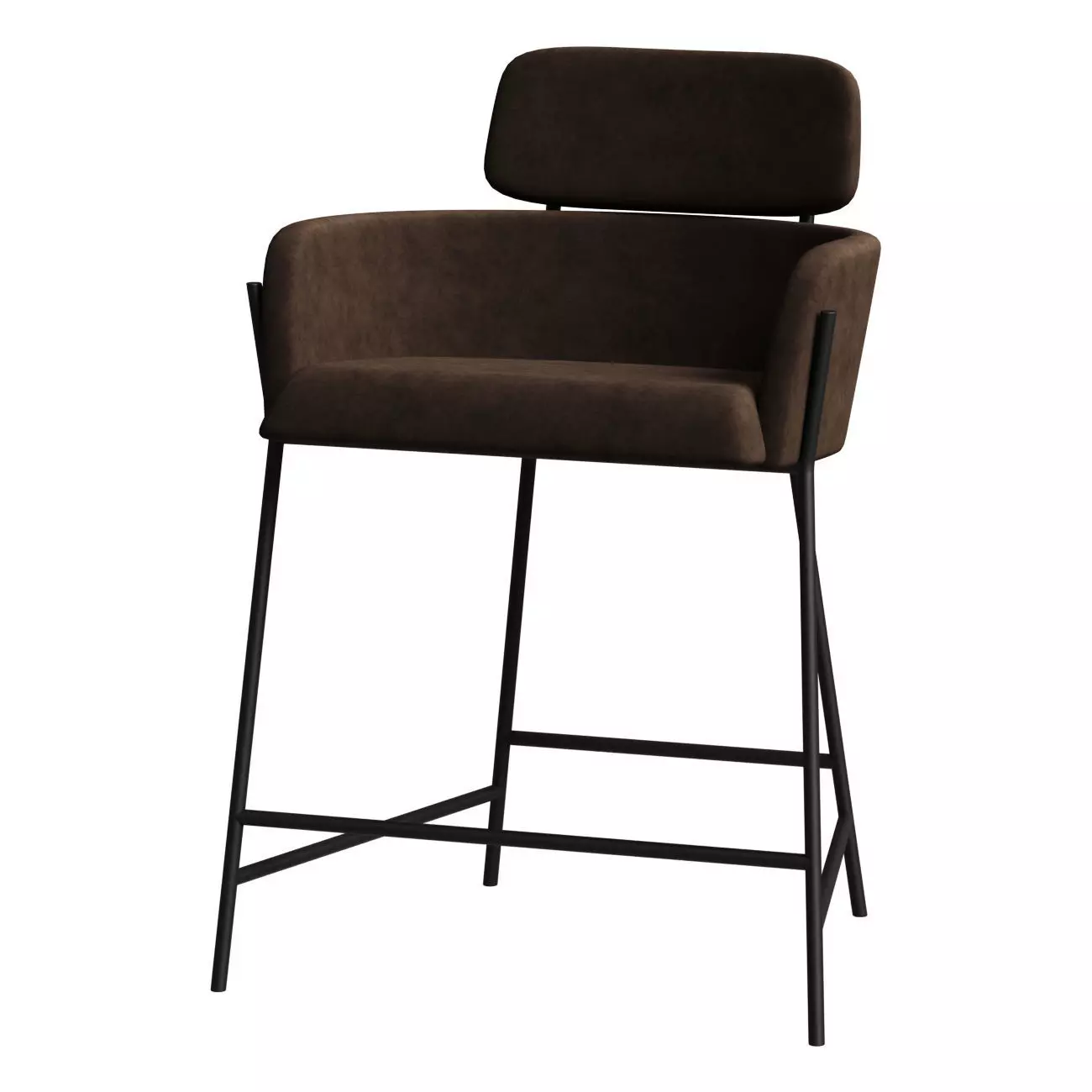 AZALEA COUNTERSTOOL MINK SET OF 4 3D model_0