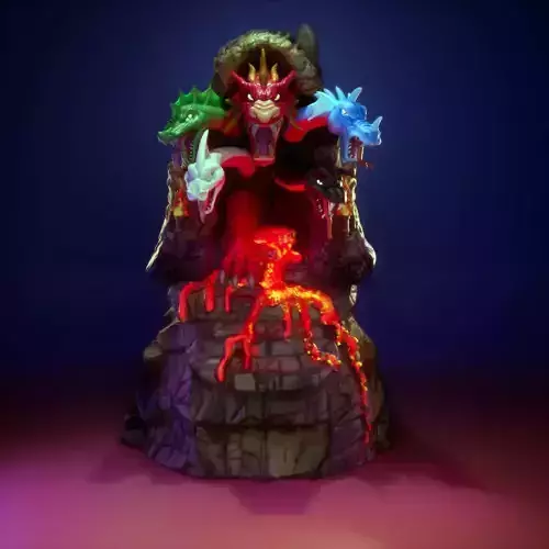 Tiamat-Dungeons and Dragons 3D print model
