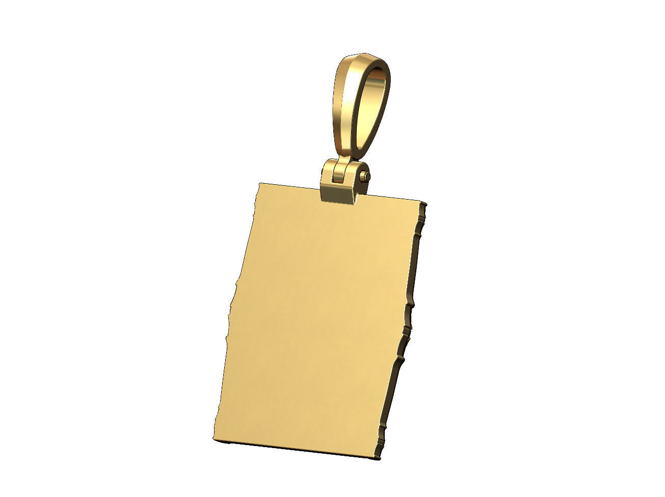 Lotus bead columns and flower relief pendant charm 3D print model_5