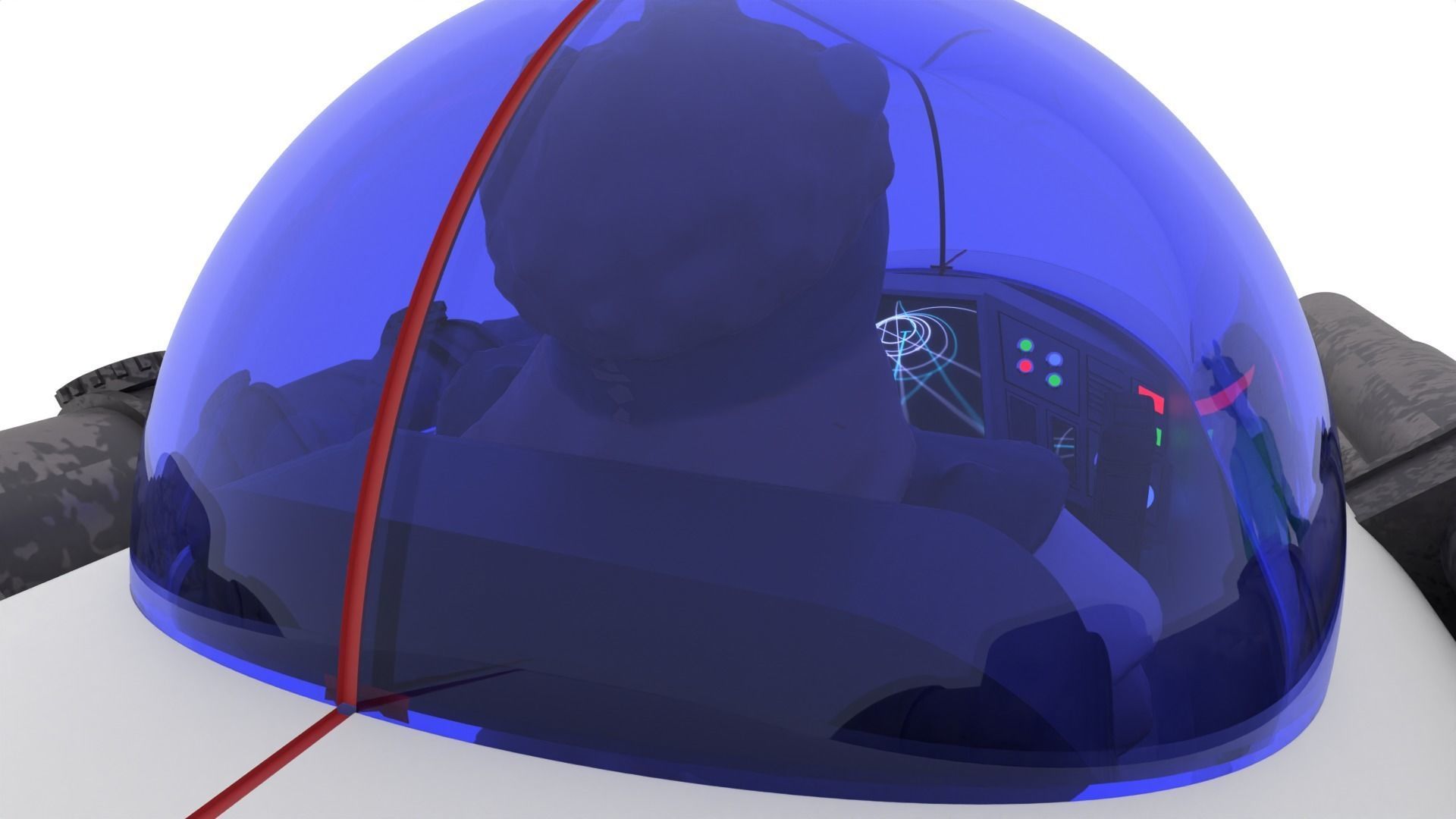 A1 Landspeeder Small 1-6 scale Hottoys 3D print model_9