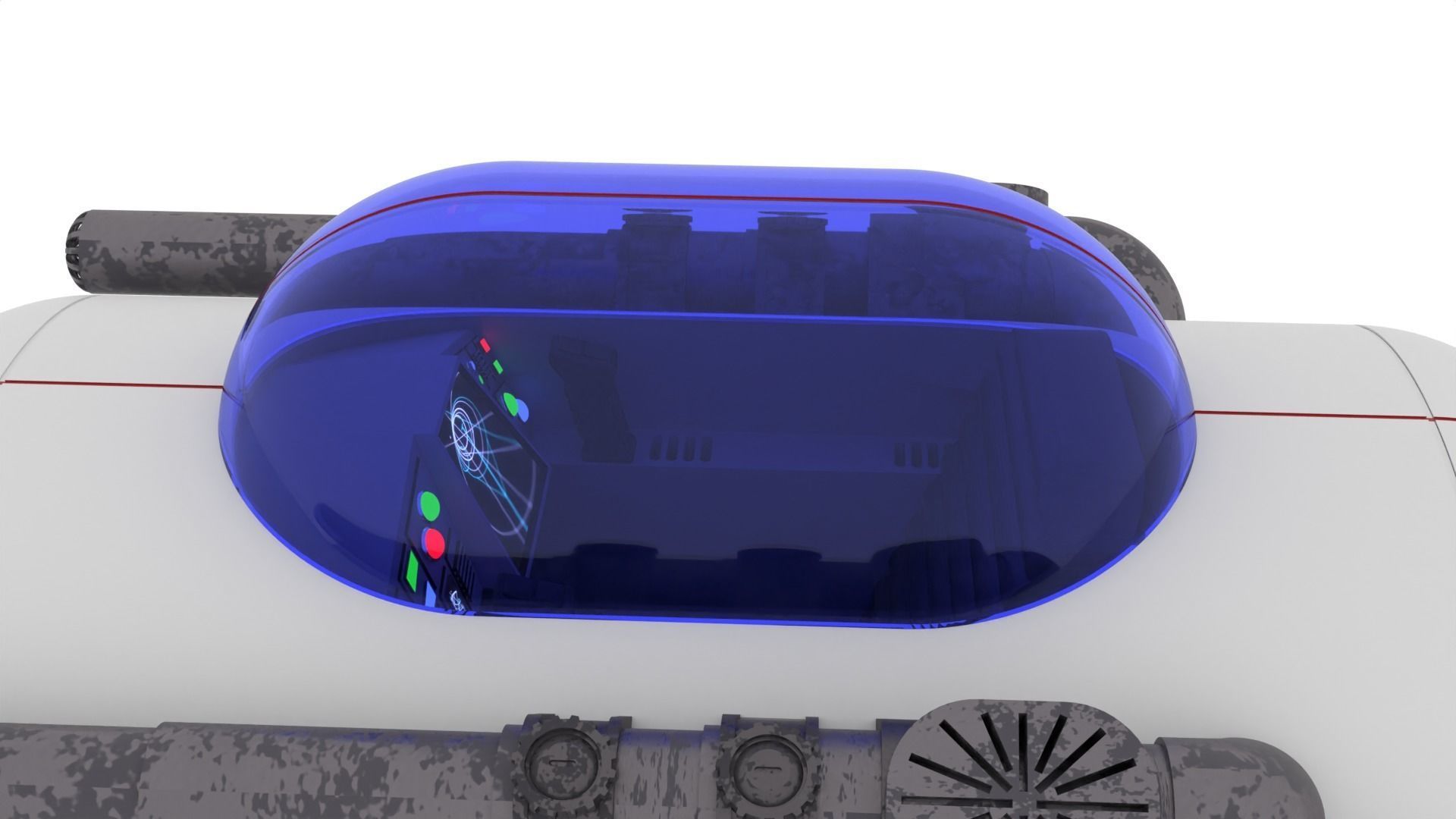 A1 Landspeeder Small 1-6 scale Hottoys 3D print model_17