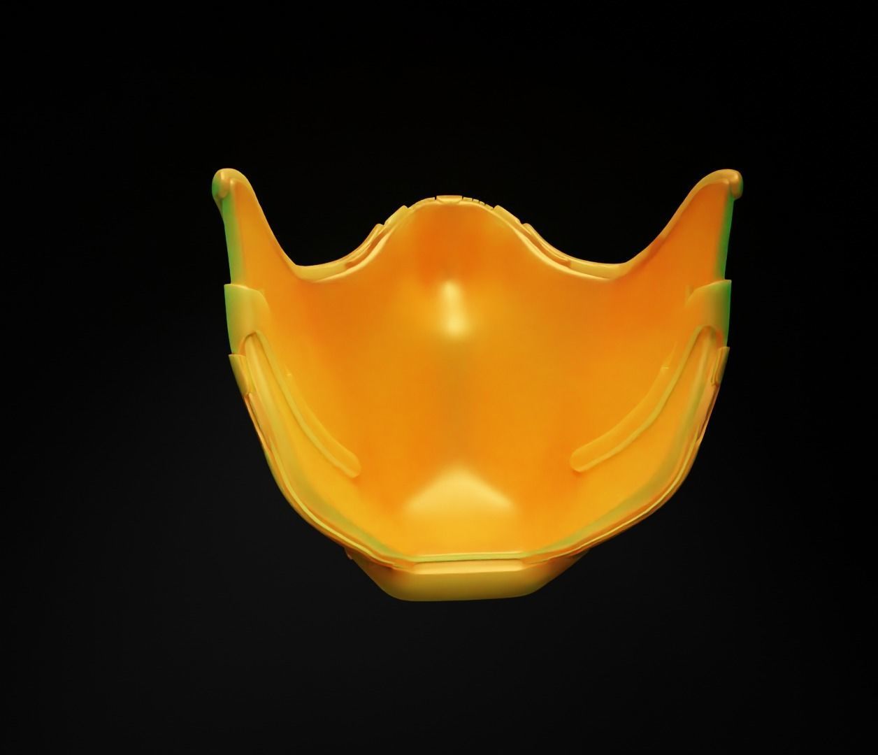 Cyberpunk Face Mask - Gamer Cosplay Helmet 3D print model 3D print model_29