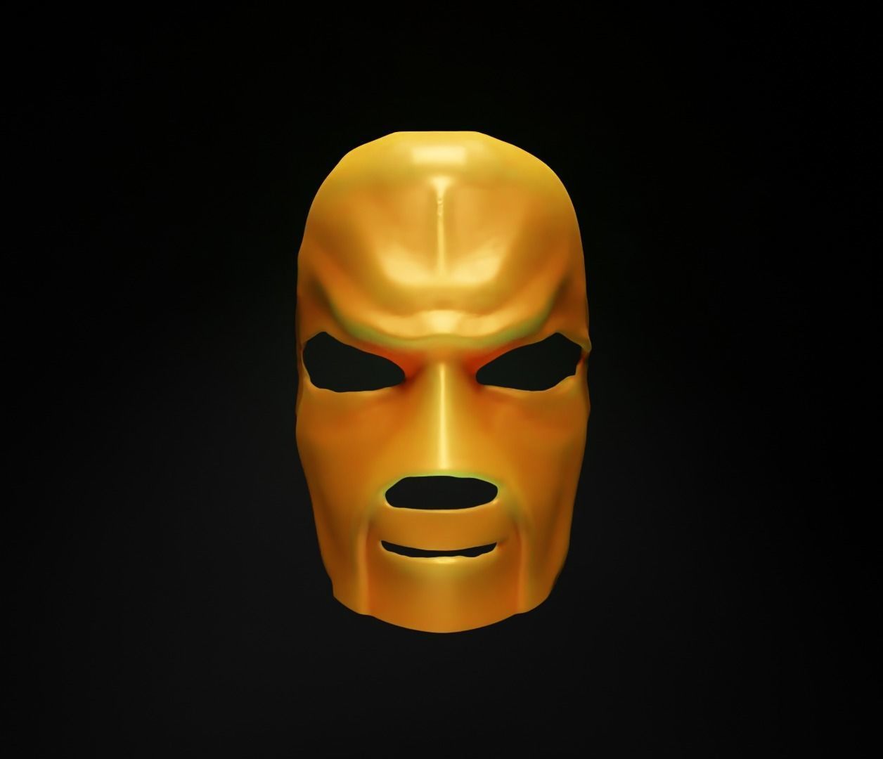 WWE Kane Face Mask - Gamer Cosplay Helmet 3D print model_2