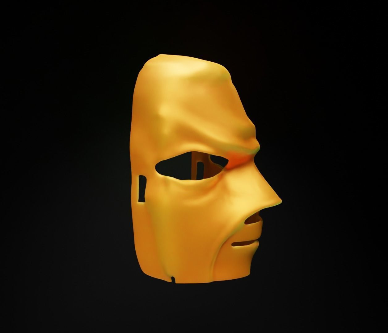 WWE Kane Face Mask - Gamer Cosplay Helmet 3D print model_35