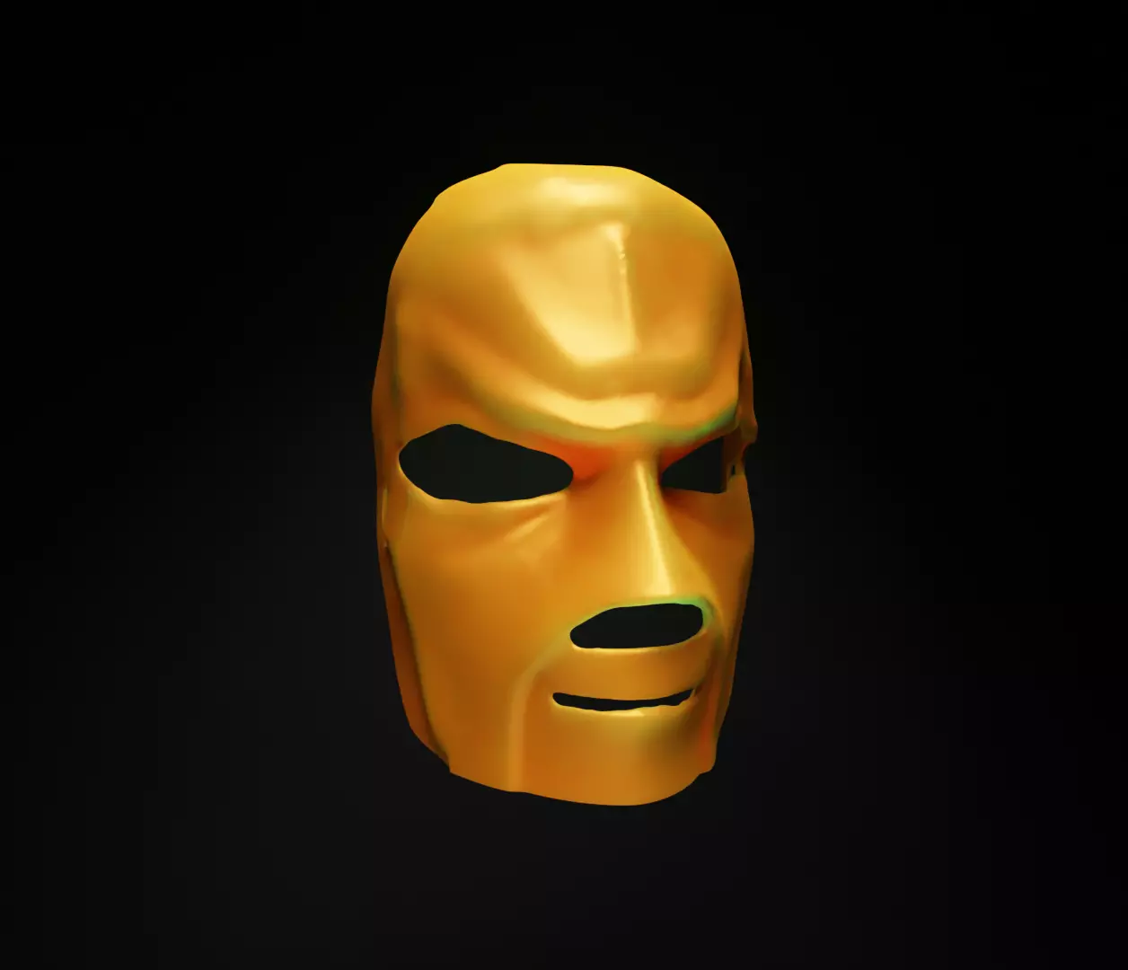 WWE Kane Face Mask - Gamer Cosplay Helmet 3D print model_0