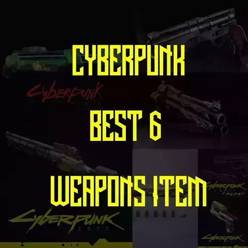 Cyberpunk 6 Item Pack - Cyberpunk 6 Item Set Of 6 3D print model